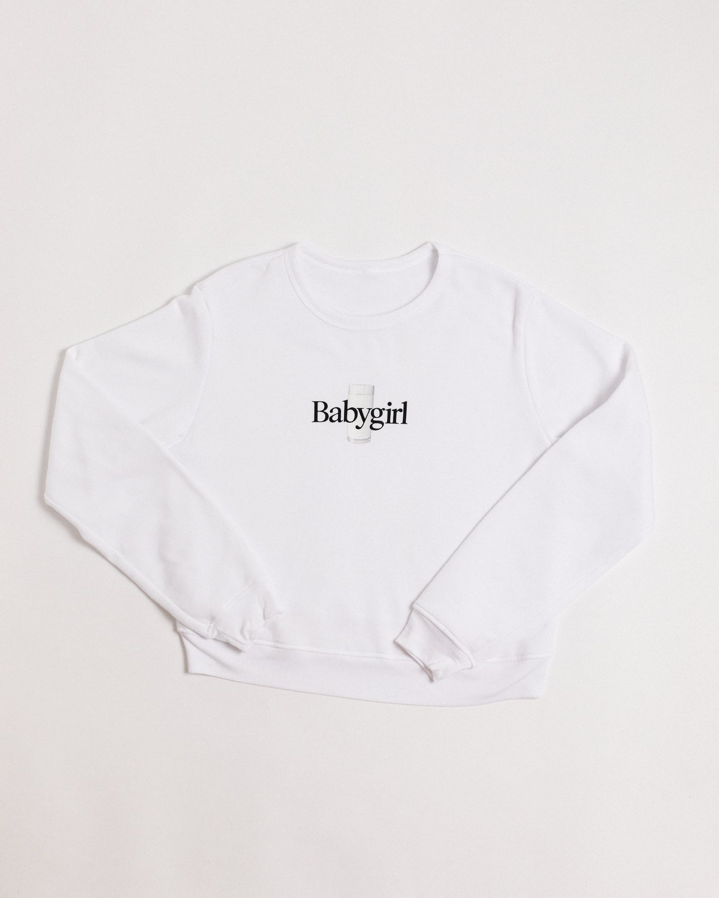 Babygirl Milk Crewneck Sweatshirt