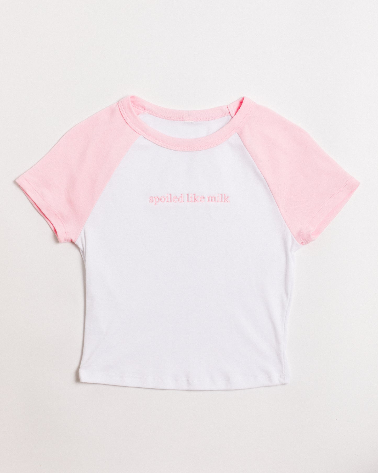 Spoiled Like Milk Raglan Baby Tee