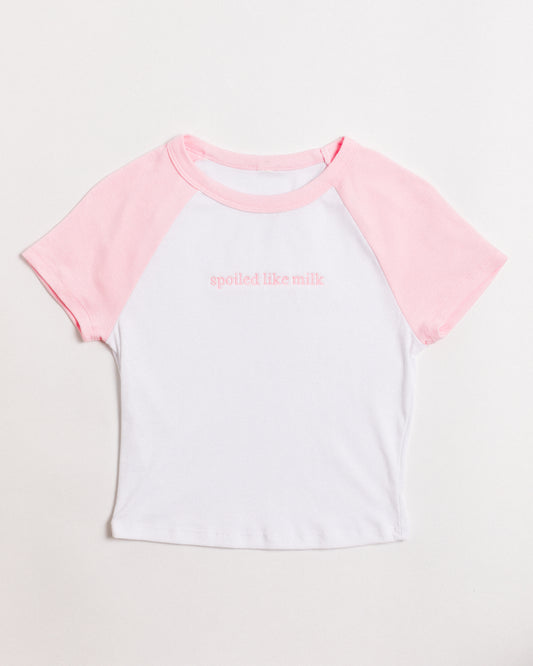 Spoiled Like Milk Raglan Baby Tee